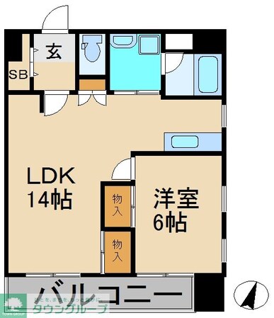 ヴィスタアリーナの物件間取画像